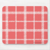 Kariertes LtPink Mousepad (Vorne)