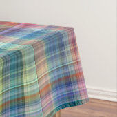 Kariertes Madras Streifenmuster Tischdecke (Beispiel)