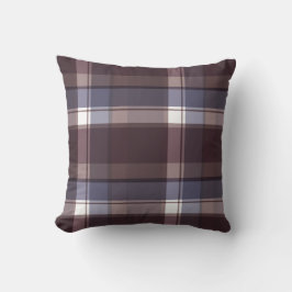 Kariertes mehrfarbiges Kissen