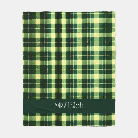 Kariertes Mesh Geometrismuster Fleecedecke (Vorderseite)