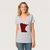 Kariertes Minnesota T-Shirt Paul Bunyan (Vorderseite Vollansicht)