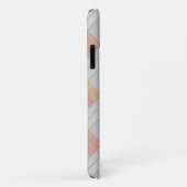 Kariertes Monogram iPhone Case HAMbWG (Hinten/Rechts)