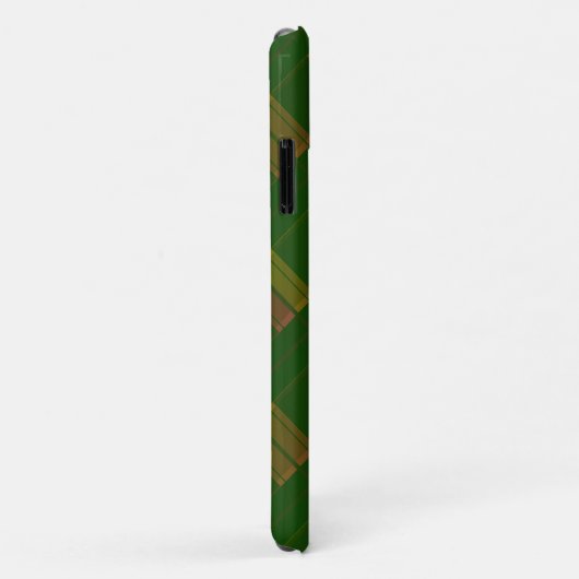 Kariertes Monogram iPhone Case HAMbWG (Hinten/Rechts)