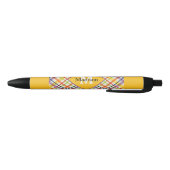 Kariertes Monogramm-Pen-Set der Helle School Kugelschreiber (Unterseite)