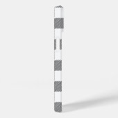 Kariertes Monogramm, Personalisiert Case-Mate iPhone Hülle (Rückseite / Rechts)