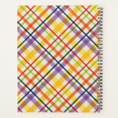 Kariertes Monogramm Planer (Rückseite)