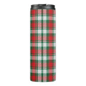 Kariertes Monogramm Thermosbecher (Rückseite)