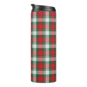 Kariertes Monogramm Thermosbecher (Nach rechts gedreht)