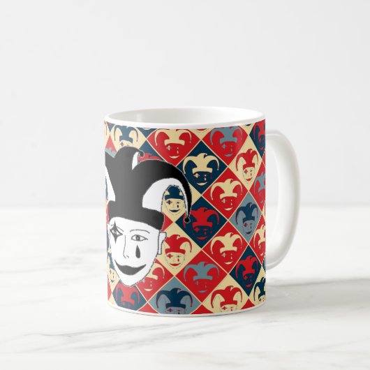 Kariertes MTJ Kaffeetasse (VorderseiteRechts)