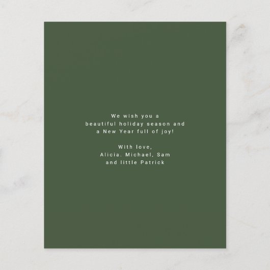 Kariertes Multifoto Gutes Weihnachten (Rückseite)