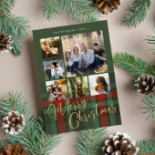 Kariertes Multifoto Gutes Weihnachten