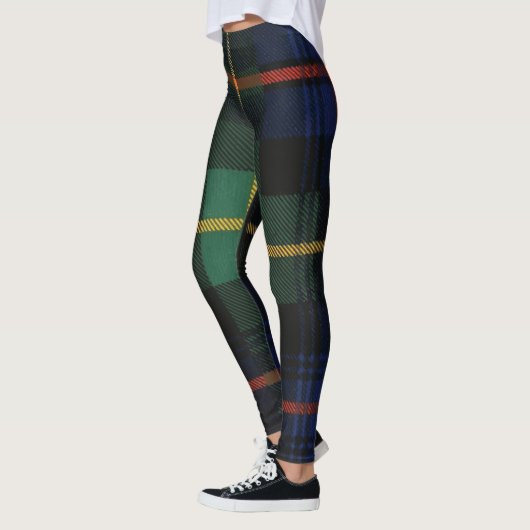 Kariertes Muster 1 Leggings (Links)