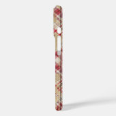 Kariertes Muster auf Holz verblasst Case-Mate iPhone Hülle (Rückseite / Links)