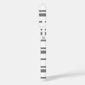 Kariertes Muster aus schwarzem und weißem Tartan Case-Mate iPhone Hülle (Rückseite / Links)