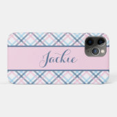 Kariertes Muster Case-Mate iPhone Hülle (Rückseite (Horizontal))