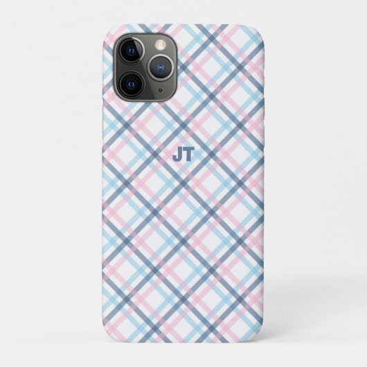 Kariertes Muster Case-Mate iPhone Hülle (Rückseite)