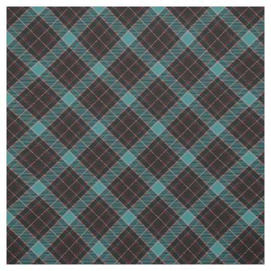 kariertes Muster der 90er Jahre Abstrakt Schwarzer Stoff (Muster)