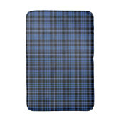 Kariertes Muster des Blauen Tartan Badematte (Vorderseite Vertikal)