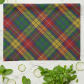 Kariertes Muster des Buchanan Clan Tartan Geschirrtuch (Gefaltet)
