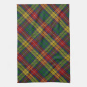 Kariertes Muster des Buchanan Clan Tartan Geschirrtuch (Vertikal)