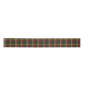 Kariertes Muster des Buchanan Clan Tartan Satinband (Vorderseite)