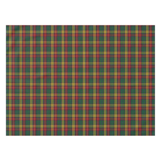 Kariertes Muster des Buchanan Clan Tartan Tischdecke (Vorderseite (Horizontal))