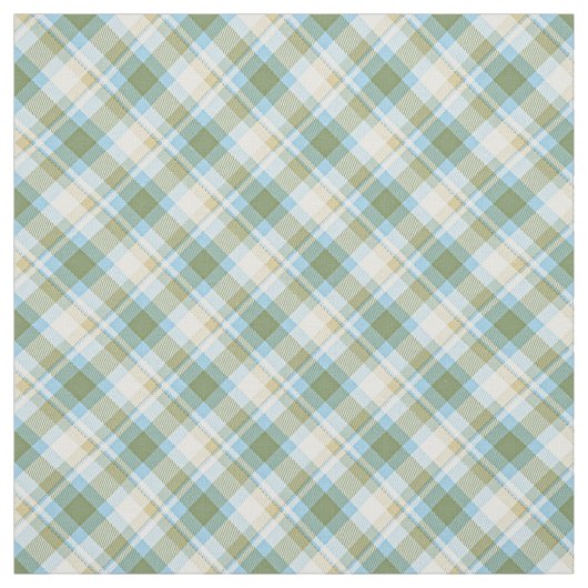 Kariertes Muster des hellblauen Olive Green Tartan Stoff (Muster)