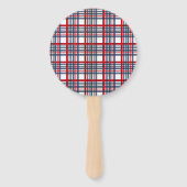 Kariertes Muster Fächer (Vorderseite)