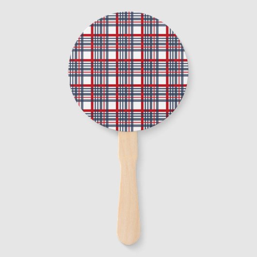 Kariertes Muster Fächer (Vorderseite)