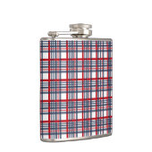 Kariertes Muster Flachmann (Rechts)