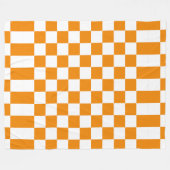 Kariertes Muster Fleecedecke (Vorderseite (Horizontal))