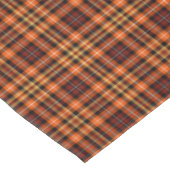 Kariertes Muster für Orangen-, Braunen- und Gelbfä Tischdecke (Schrägansicht)