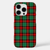 Kariertes Muster für Red Green Holiday Case-Mate iPhone Hülle (Rückseite)