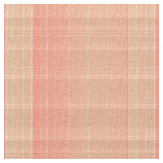 Kariertes Muster für Weichkornpfirsiche Stoff (Nahaufnahme)