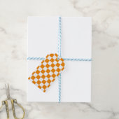 Kariertes Muster Geschenkanhänger (Mit Garn)