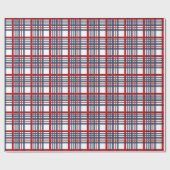 Kariertes Muster Geschenkpapier (Flach)
