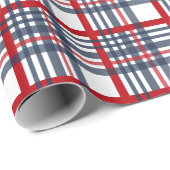 Kariertes Muster Geschenkpapier (Rolleneckpunkt)