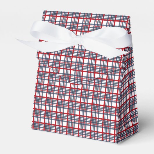 Kariertes Muster Geschenkschachtel (Vorderseite)