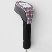 Kariertes Muster Golf Headcover (angewinkelt)