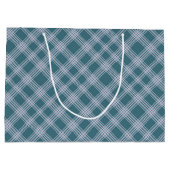 Kariertes Muster - Große Geschenktasche Geschenktüte (Rückseite)