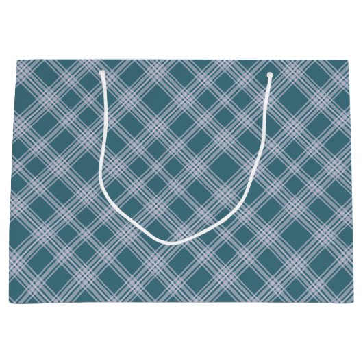 Kariertes Muster - Große Geschenktasche Große Geschenktüte (Vorderseite)