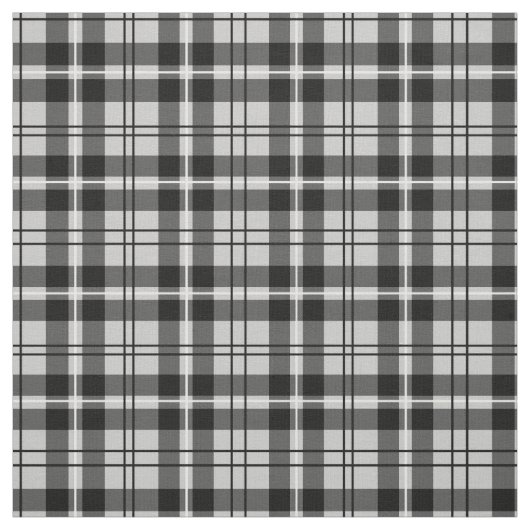 Kariertes Muster in Grau und Schwarz Stoff (Muster)