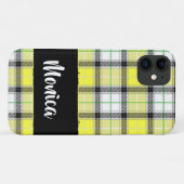 kariertes Muster in individuelle Name Case-Mate iPhone Hülle (Rückseite (Horizontal))