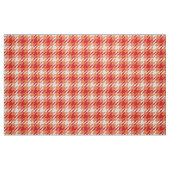 Kariertes Muster in Retroorange und Rot des Hahnen Stoff (Fat Quarter (45,7 x 55,9 cm))
