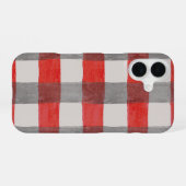 Kariertes Muster iPhone 16 Hülle (Rückseite (Horizontal))