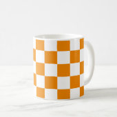 Kariertes Muster Kaffeetasse (VorderseiteRechts)