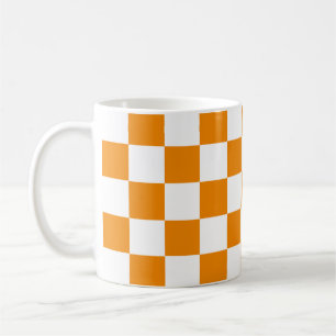 Kariertes Muster Kaffeetasse