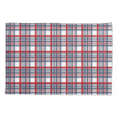 Kariertes Muster Kissenbezug (Rückseite)