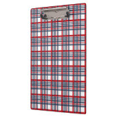 Kariertes Muster Klemmbrett (Links)