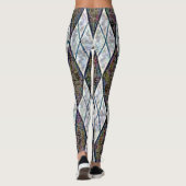kariertes Muster Leggings (Rückseite)